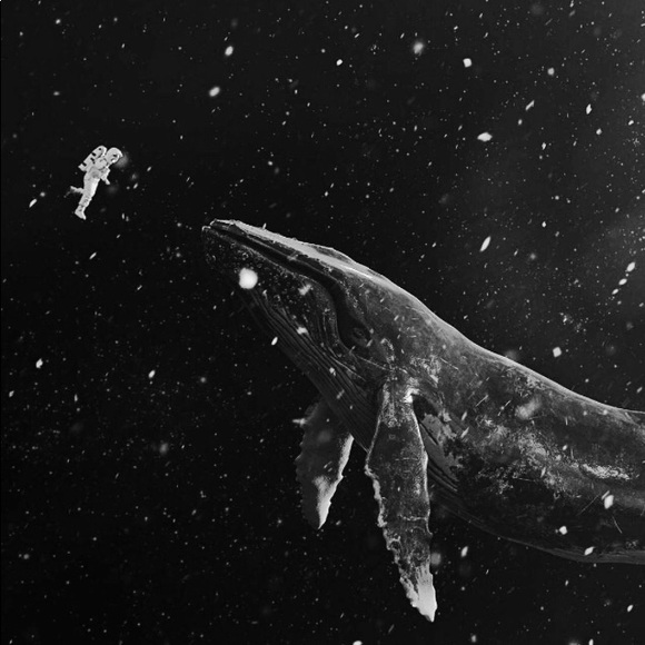 ‼️5 for $25 SALE‼️ Astronaut & Whale Enamel Pin - Picture 4 of 5